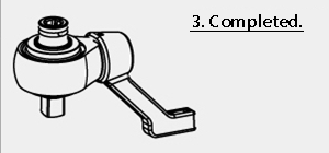 Installing L type reaction bar_step 3